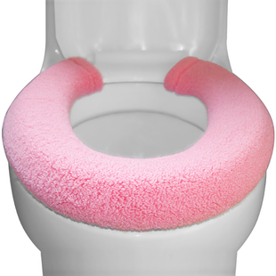 买2送1加厚马桶垫坐垫子纽扣式坐便套圈家用防水可水洗OU方形通用