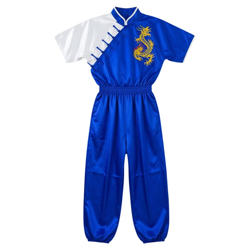 武术服夏季中国风儿童比赛
