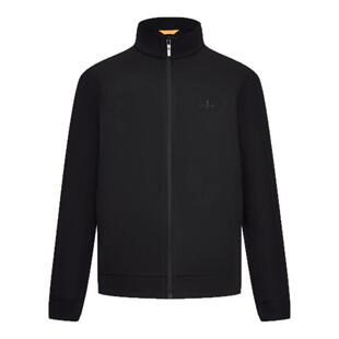 【韩国肌理感面料】比音勒芬春季男士竖条纹肌理立领针织夹克外套