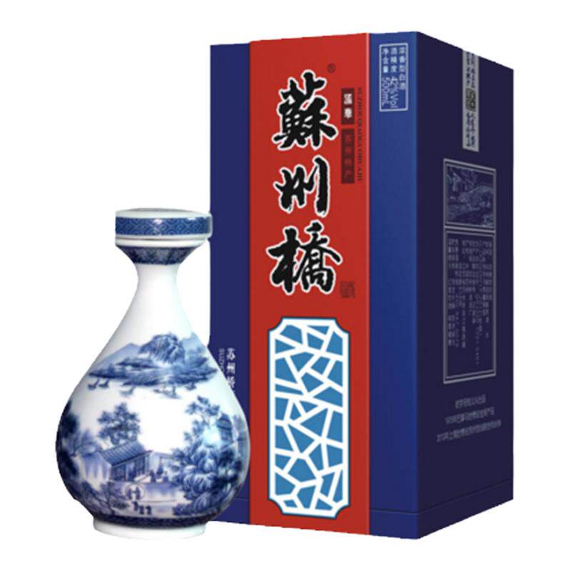 苏州桥42浓香型白酒国华酒