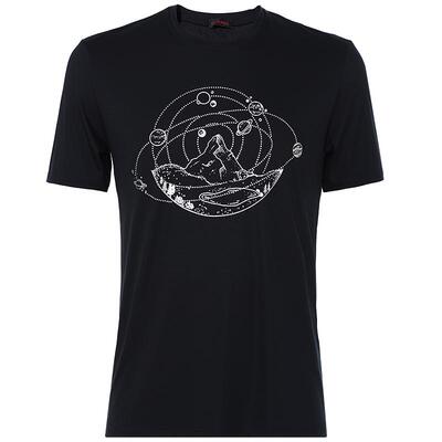 爱慕先生22SS限量创意T恤夏季薄莫代尔男士外穿圆领短袖NS81F753