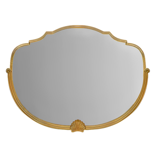 轻法式高颜值led智能浴室镜美式宫廷风装饰镜卧室桌面高级化妆镜