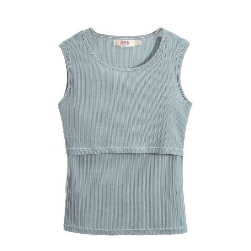 夏季哺乳背心吊带外出喂奶衣