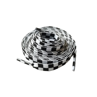 适配vans 万斯板鞋SK8墨绿色橄榄色棋盘格白黑橙色格子鞋带男女潮