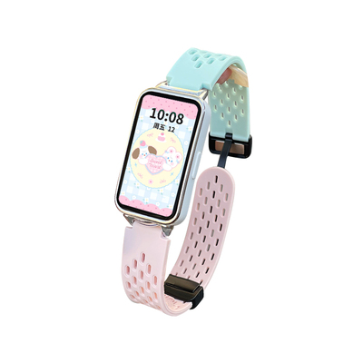 网洞硅胶磁吸北想红米手环3表带