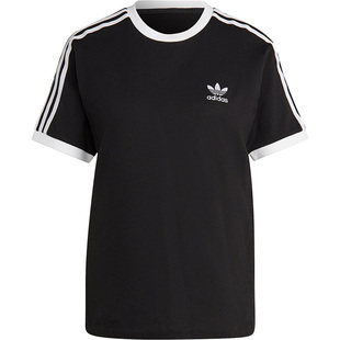 Adidas/阿迪达斯官方正品三叶草3 STRIPES TEE 女子运动T恤IB7407