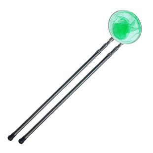 加厚玻璃钢超硬轻抄网竿打捞鱼网伸缩杆棍网兜高强度抄网杆全套装