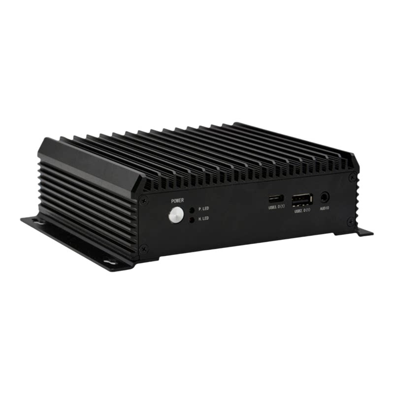 研域工控C2120Z-H2迷你嵌入式2网口N100工控机双HDMI工业电脑主机
