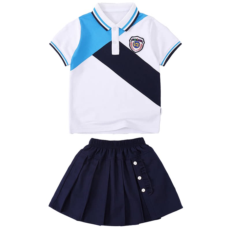 夏季小学生校服休闲运动套装男女儿童运动会方队服一二三年级班服