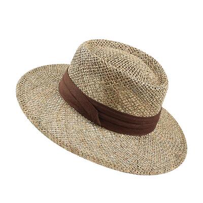 ROUIIEFAO草帽法式风海边度假