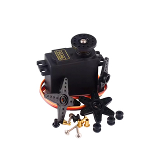 MG995 金属标准舵机180/360度 数码机器人舵机机械臂金属铜齿轮