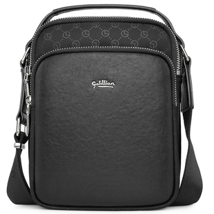 金利来男包新款印花单肩包男士商务日字包时尚休闲手提斜跨包潮