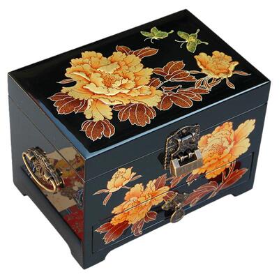 首饰盒漆器首饰盒梳妆盒木质