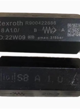 议价Rexroth力士乐液压螺纹单向阀 R900422886 S8A1.0/印度产原装