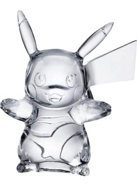 水晶摆件潮流轻奢橱柜桌面皮卡丘