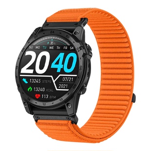 适用佳明8descent mk3i/67智能手表原野山地尼龙表带20/22/26快拆