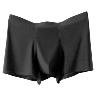 图兰朵男士内裤冰丝无痕四角裤纯棉裆男生2025新款夏季短裤衩男款