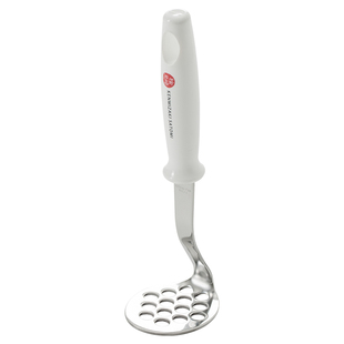 土豆泥压泥器日本进口下村鸡蛋牛油果碾碎勺不锈钢婴儿辅食捣泥器