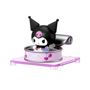 三丽鸥kuromi休闲零食系列盲盒库洛米微盒摆件手办潮玩女生礼物新