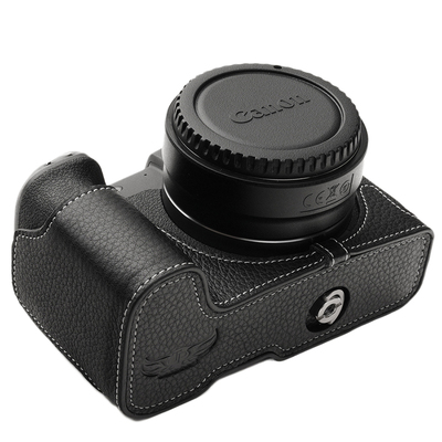 canon原创牛皮佳能手柄保护套