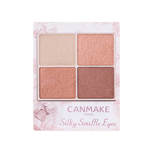 日本CANMAKE/井田砍妹哑光四色眼影盘修饰眼部保税发舒芙蕾M03#