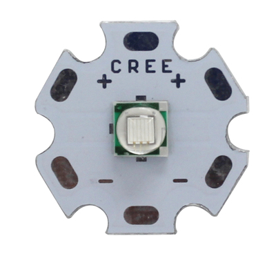 国产CREE 10W T6灯珠led蓝光紫光UV365nm手电筒灯芯验钞钓鱼灯泡