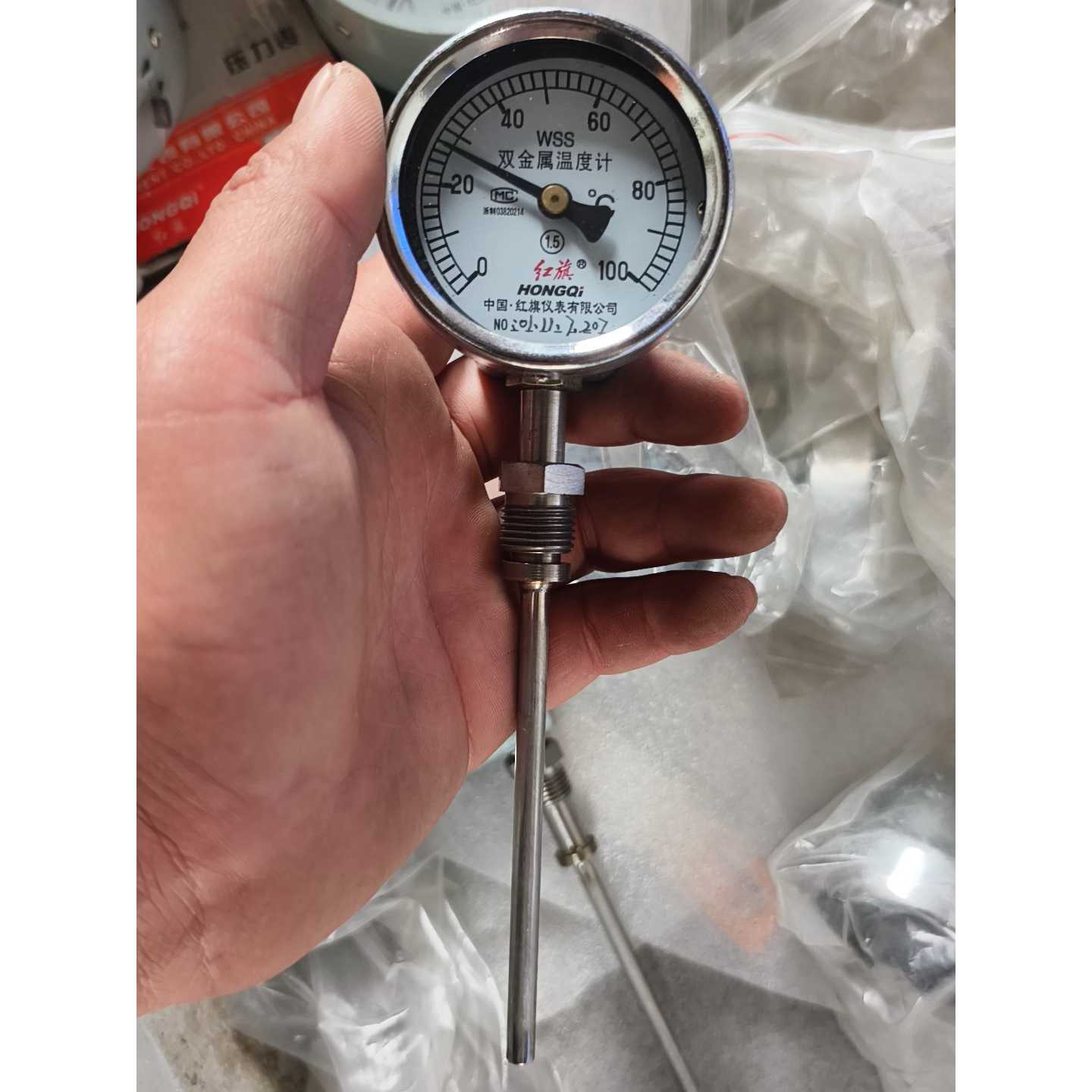 议价双金属温度计仪表红旗品牌wss维修图片
