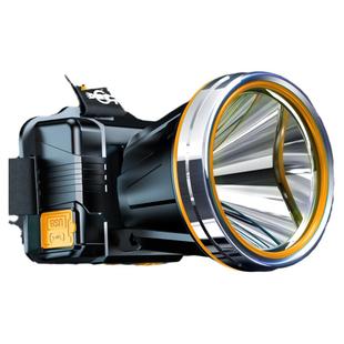 小野人头灯强光超亮充电头戴式超长续航手电筒感应矿灯救灾专用