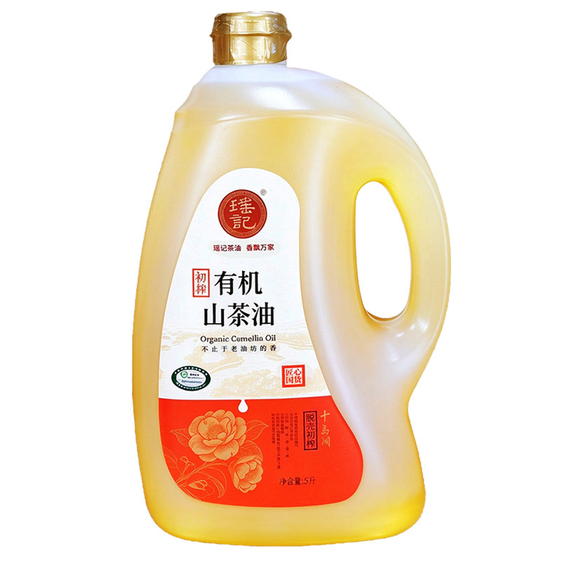 瑶记初榨有机山茶油5L