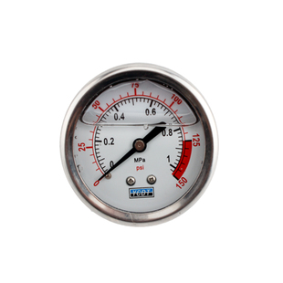 家用商用水压表净水器净水机压力检测试自来水4分2分水管不锈钢