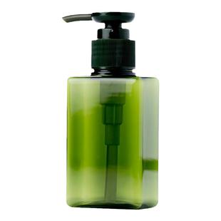 酒店分装瓶大容量按压式乳液四方瓶洗发水沐浴露洗面奶空瓶子2个