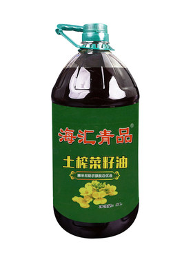 青海农家自榨非转基因菜籽油5L