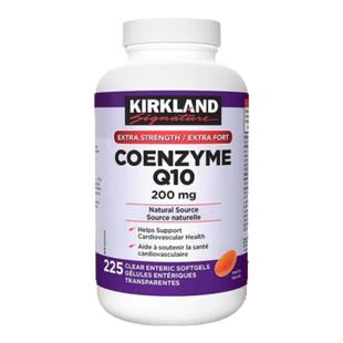 加拿大进口Kirkland柯克兰辅酶Q10软胶囊保护心脏血管225粒coq10