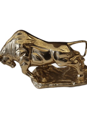 新中式风牛气冲天电视柜开业礼品