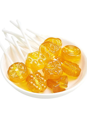 金银花柚子糖果棒棒糖水果味硬糖儿童休闲零食批发好吃分享小包装