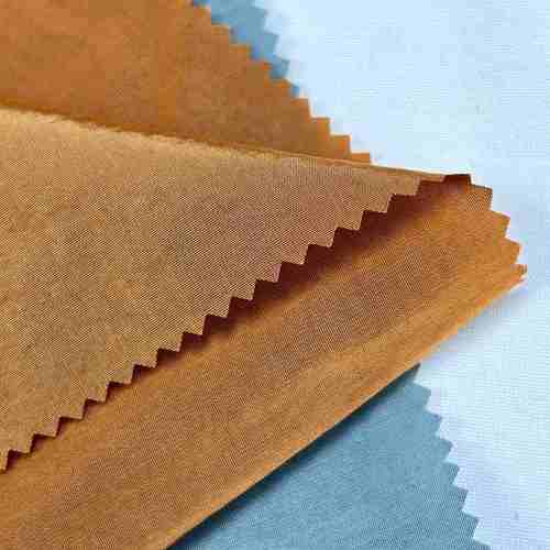 现货梭织70g尼龙双色金属尼面料丝防水黑丝纺起皱防晒棉服羽绒服