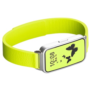 美派新款华为手环11荔枝纹11pro硅胶表带智能配件10/9/8华为手环运动透气一体替换带荣耀手环春秋季女款腕带