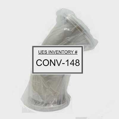 Nor-Cal 2KL-ISO-100-OF 45 Degree Radius Elbow w/Tangents MKS