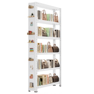 20cm宽度门后书架货架置物架夹缝窄架子多层家用架落地式角钢储物