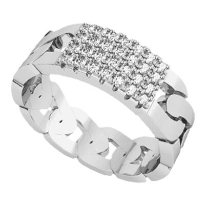 RSNYMEN链条宽食指情侣情侣