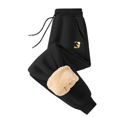 班尼路羊羔绒裤子男款冬季潮流