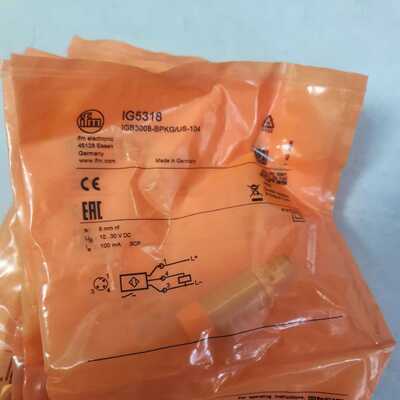 议价IG5318易福门IFM电感式接近开关传感器 PNP常开非齐平安装全