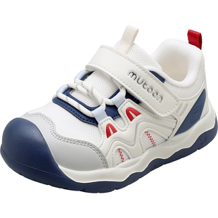 牧童学步鞋2026春季新款软底轻便男宝宝鞋网面透气女童运动机能鞋