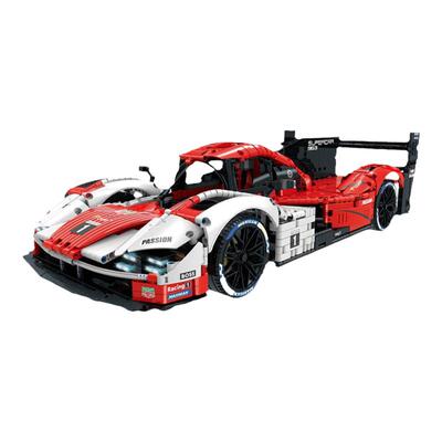 国产积木耐力赛车保时捷963模型