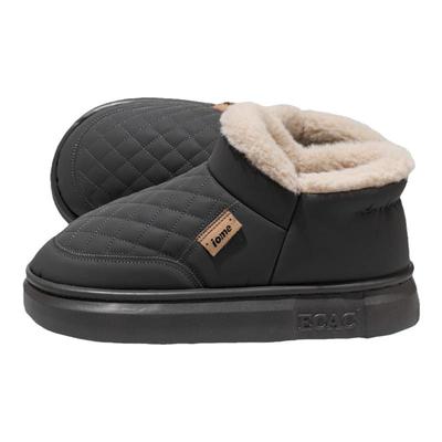 防水棉鞋男款冬加绒加厚外穿包跟