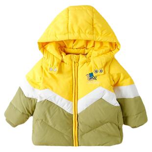 好孩子goodbaby羽绒服冬季男女宝宝婴儿白鸭绒小童保暖连帽外套