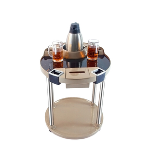 麻将机茶几棋牌馆专用麻将桌旁边的小桌子烟缸配件茶水台茶水架