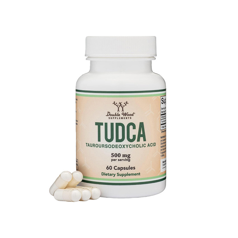 美国Double Wood牛磺熊去氧胆酸TUDCA胆汁盐胶囊肝酶消化支持60粒