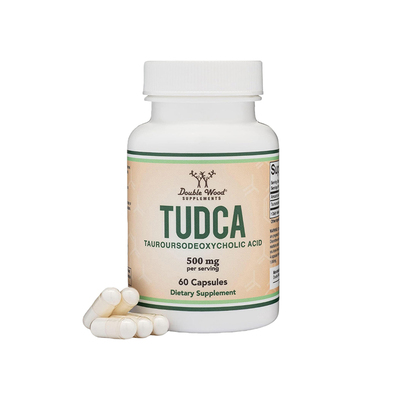 美国Double Wood牛磺熊去氧胆酸TUDCA胆汁盐胶囊肝酶消化支持60粒