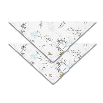 domiamia宝宝口水巾2条装